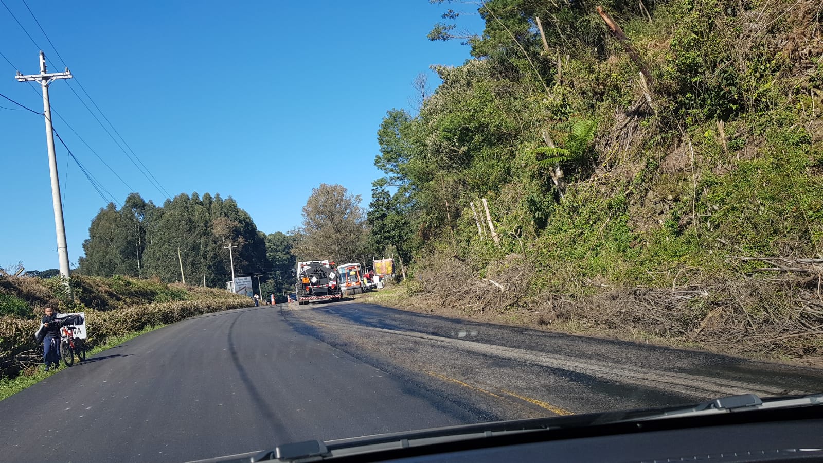 A Rodovia terá o asfalto renovado em cerca de 6 quilômetros de extensão